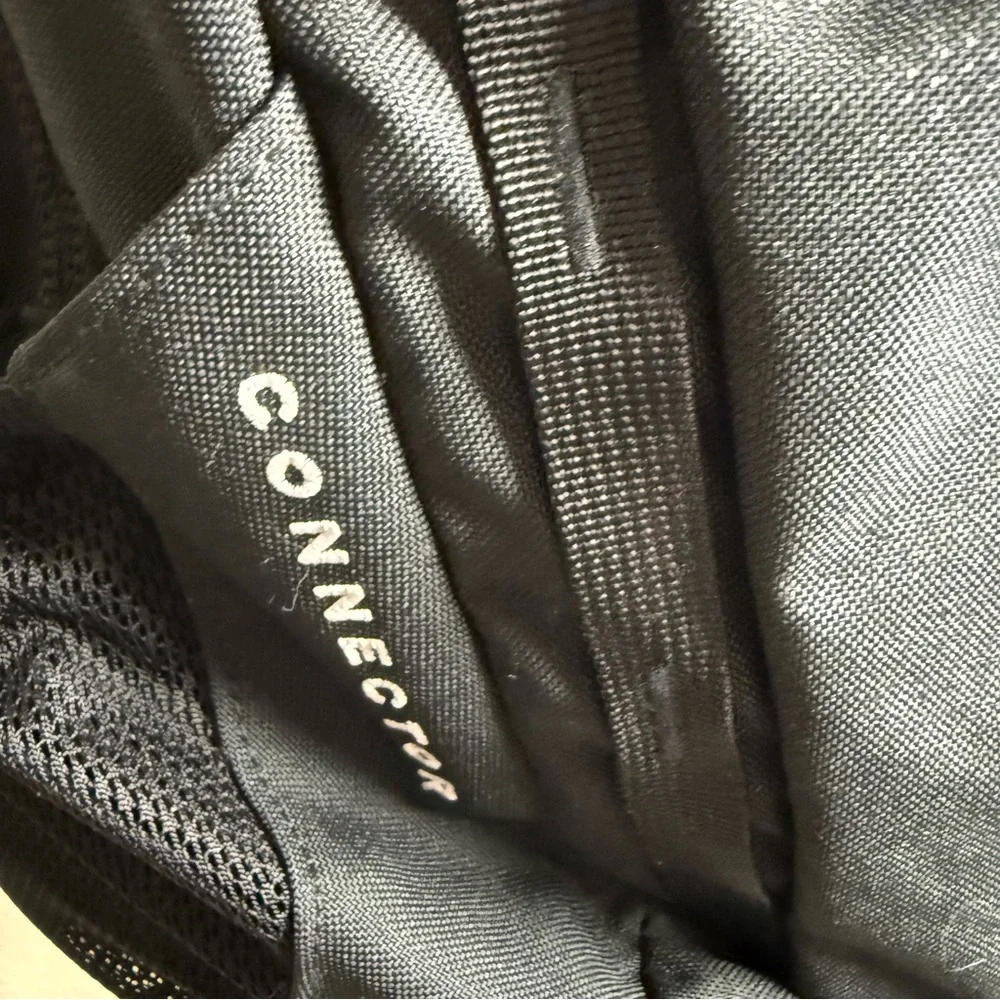 The North Face Connector Backpack Bush Logo Black‎ Canvas Used Once